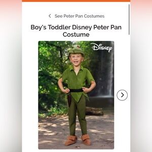 Disney Peter Pan Costume for Toddlers - Green